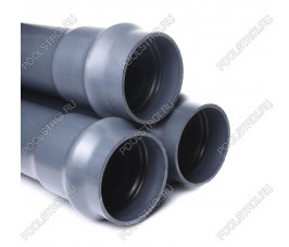 Труба Aquaviva НПВХ SDR21 d110*5.3 L-3000 (штука) Труба Aquaviva НПВХ SDR21 d110*5.3 L-3000 (штука)