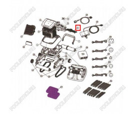Крышка насоса Aquaviva (7310 Black Pearl) Крышка насоса Aquaviva (7310 Black Pearl)