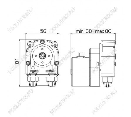 Насос дозир. перистальтический F PER 3.3-1 230V SANT