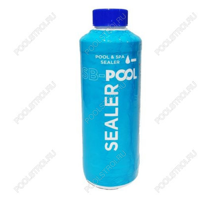 Герметик SB-POOL Sealer (1л) — Жидкий герметик для устранения скрытых течей в бассейнах