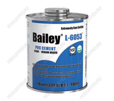 Клей L-6053  (946ml) Bailey для ПВХ труб